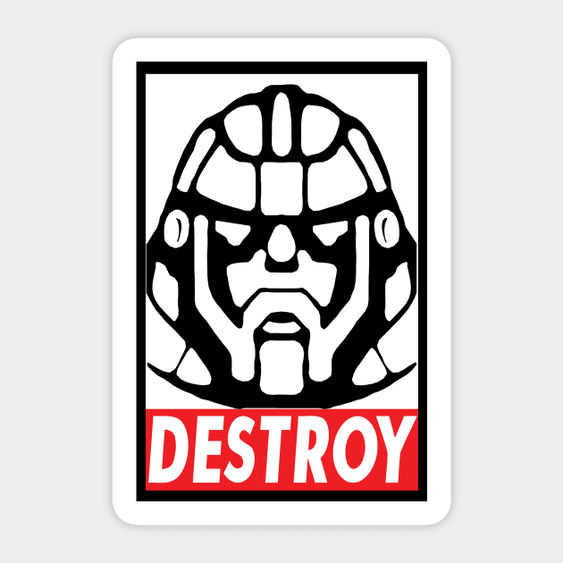 Destroy - Sentinel Sticker by media319